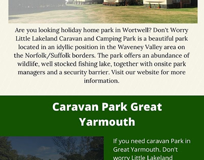 Caravan Park in Great Yarmouth