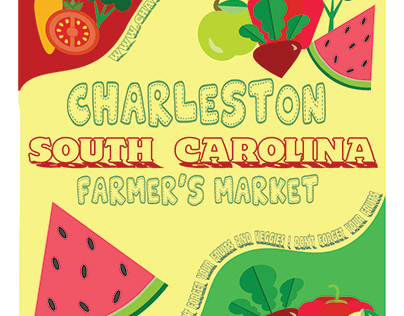Charleston South Carolina Farmer's Market Flyer