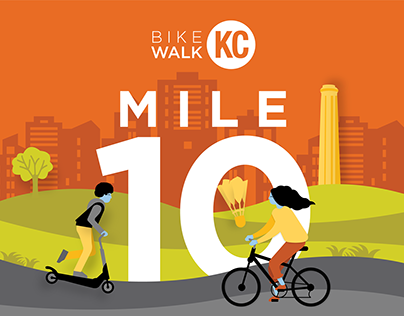 BikeWalkKC Mile 10 Anniversary Campaign