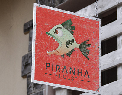 Piranha House | Illustration | Logo