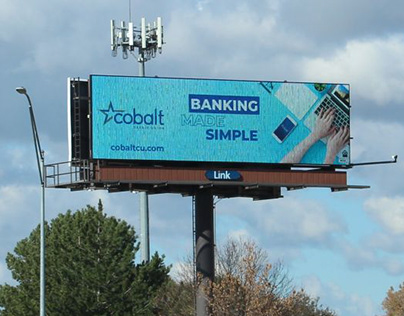 Billboards for Cobalt Credit Union