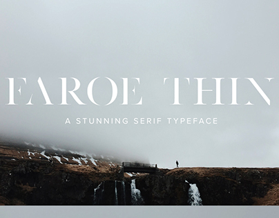 Faroe Thin | Serif Font