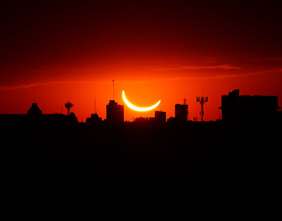 Eclipse parcial de Sol - Ciudad de Buenos Aires (2019)