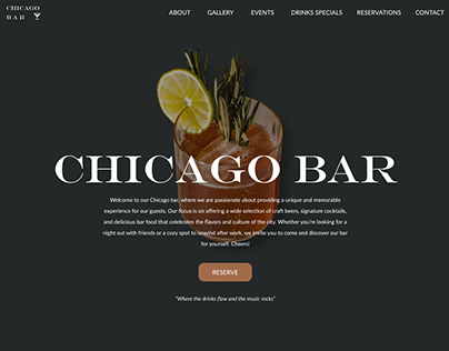 Chicago Bar Redesign