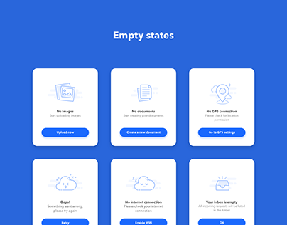 Empty states design