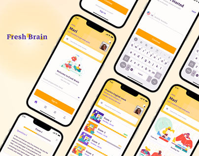 Fresh Brain - Mobile App UX/UI