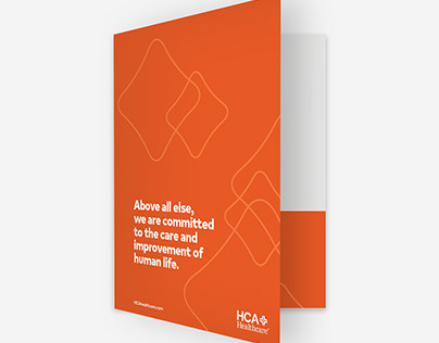 HCA Healthcare Branded Folder