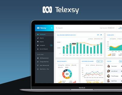 Telexsy - Admin Dashboard UI
