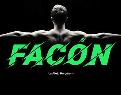 Facón Free Font Typeface