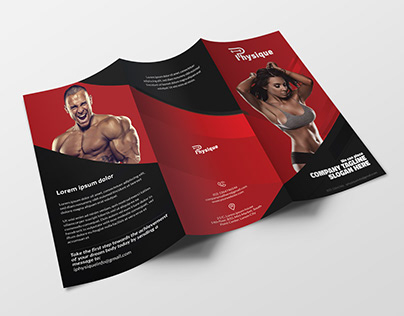 Fitness trifold brochure