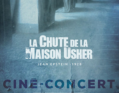 Poster for a live movie concert