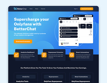 BetterChat Landing Page