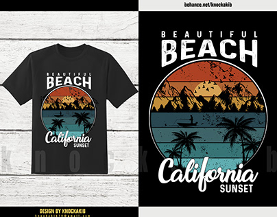 Beach T-Shirt Design
