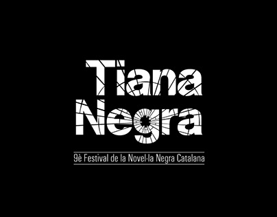 Tiana Negra (Noir Fiction Novel) festival identity