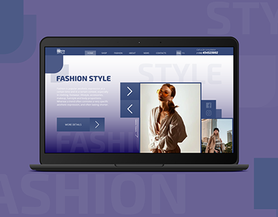 Web design: Fashion style