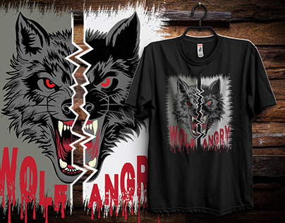 Wolf T-shirt Design