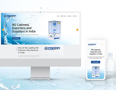 Poojanro Industries Website design by Whitefern