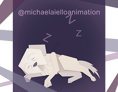 Sleepy Dog - Animated GIF