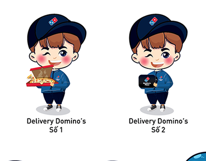 Mascot Deliverly_DOMINO'S PIZZA