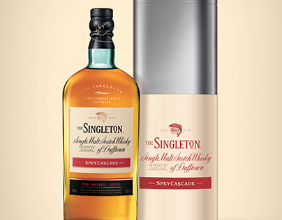 Packaging whisky The Singleton