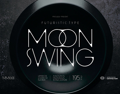 Moon Swing - Futuristic Type