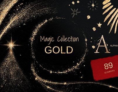 Magic Gold abstract collection