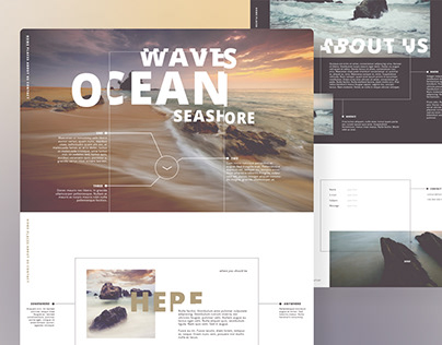 Ocean & waves Single page
