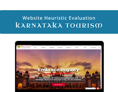 Heuristics Principle Evaluation on a Tourism website.