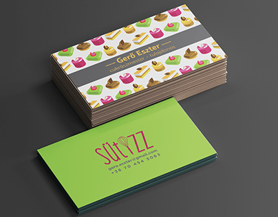 Confectioner's business card