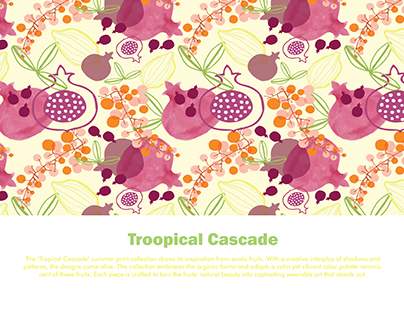 Troopical Cascade (Print Design Project)