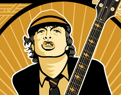 Angus Young. AC/DC