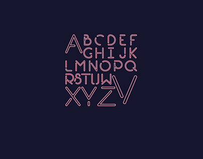 TYPOGRAPHY - alphabet n&b