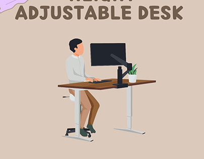 Sit stand desk