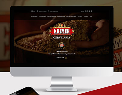 Kremer Cervejaria - Web Design