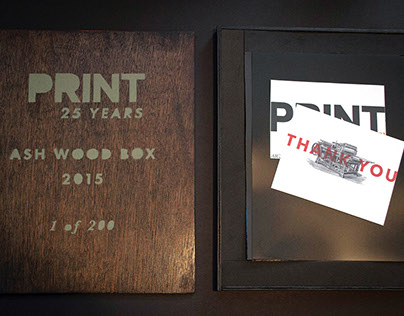 Packaging Design: Print Magazine (handmade)