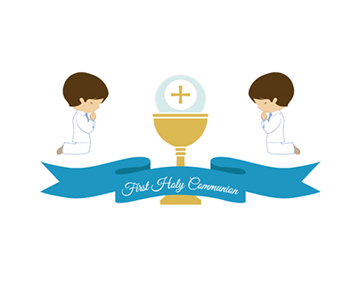 Invitation Card For A First Holy Communion