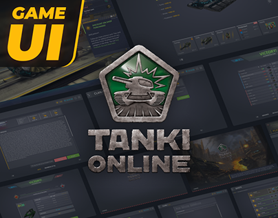 Tanki Online Desktop & Mobile UX/UI ReDesign