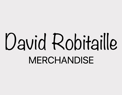 David Robitaille Merchandise Store Project