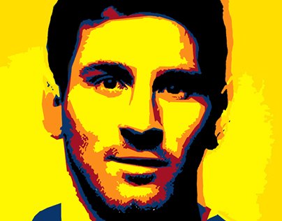 Pop Art  Lionel Messi