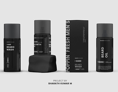 Beardo packaging concept (Mens grooming kit)