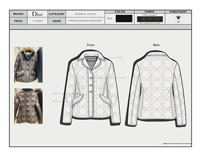 Project thumbnail - DIOR | Technical Drawings & Research