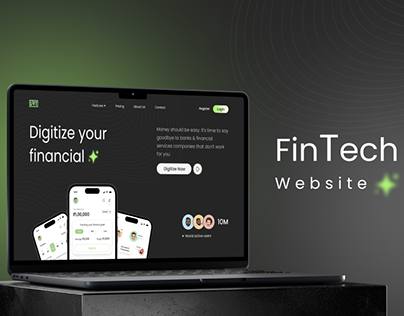Fintech Website Design