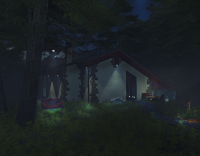 House in the mountains - Casa nelle montagne | Night