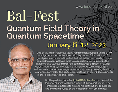 poster for balfest - physics meet