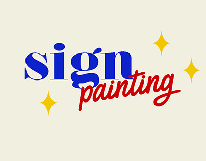 Sign Painting Commissions