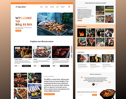 Barbeque Joint Food website