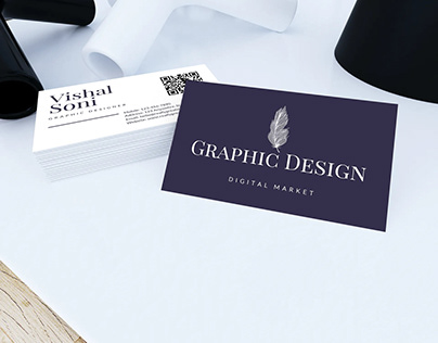 Business Card Design With QR code