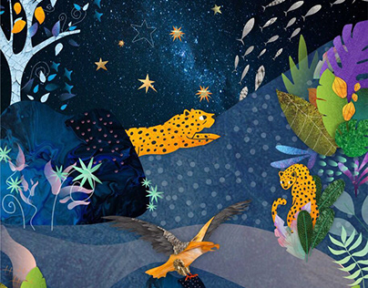 Jungle Night Illustration