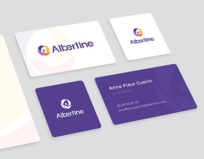 Albertine / logo design / Visual identity