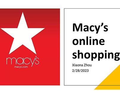 Macy's online shopping